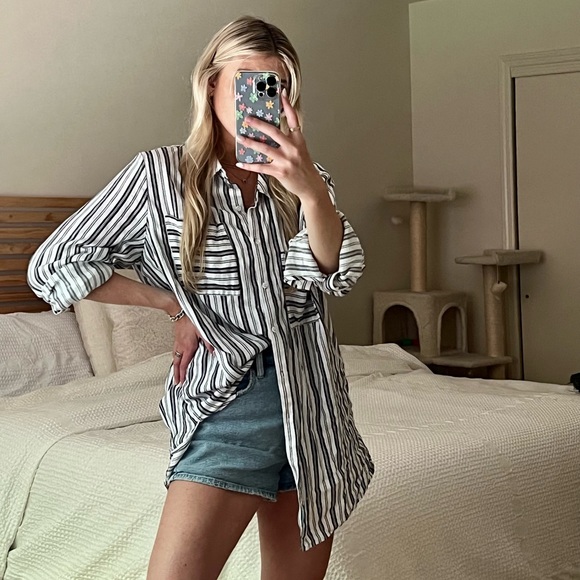 Striped Button Up - Picture 4 of 4